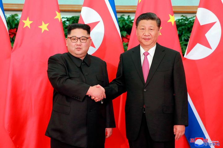 xi and kim, china and north korea
