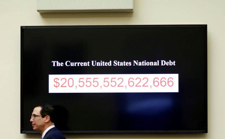 US debt has vastly increased in Trump's presidency