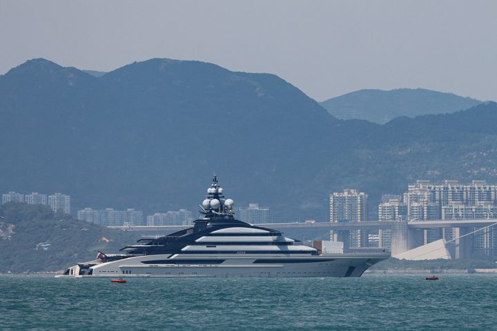 Russian megayacht Hong Kong