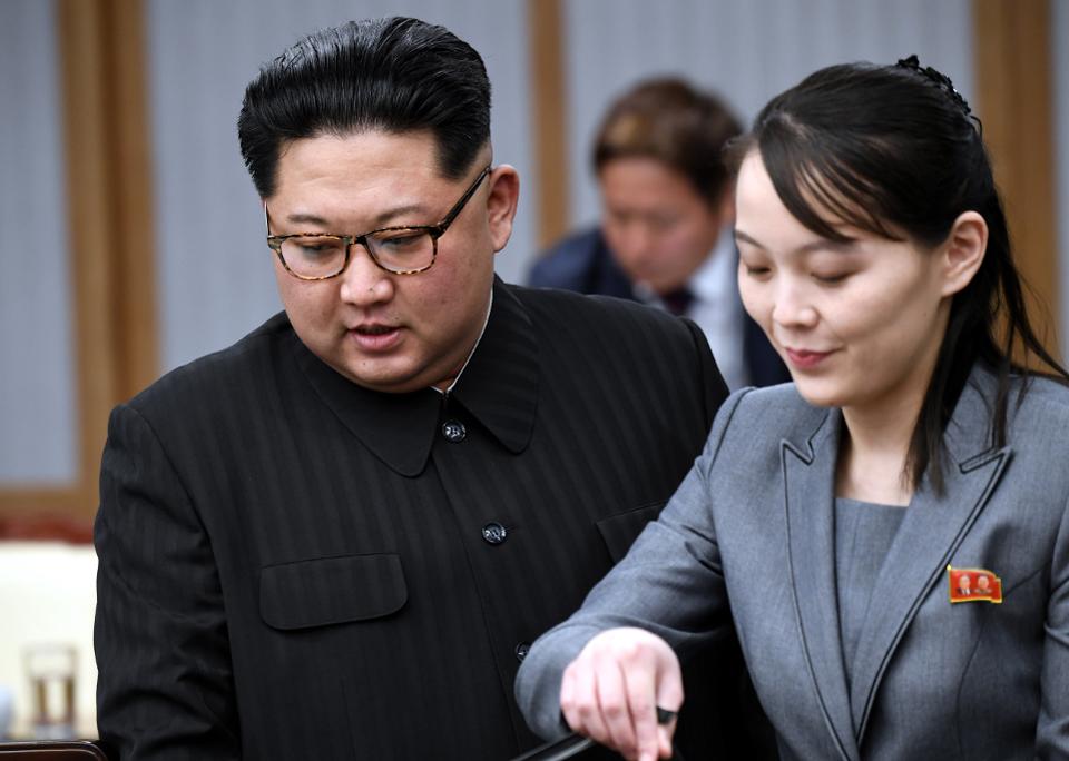 Kim Yo Jong and Kim Jong un