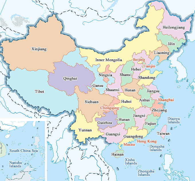China map 