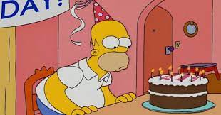 Homer Simpson birthday